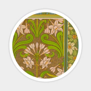 Vintage Flower Design Magnet